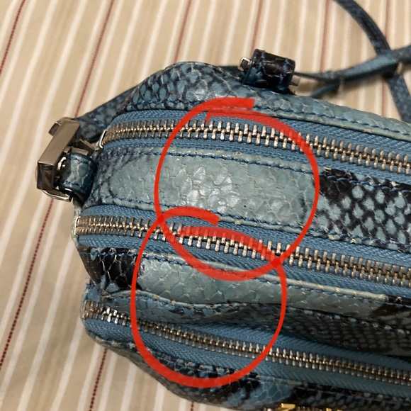 Zadig & Voltaire Boxy XL Wild Leather Shoulder Bag - Picture 8 of 16